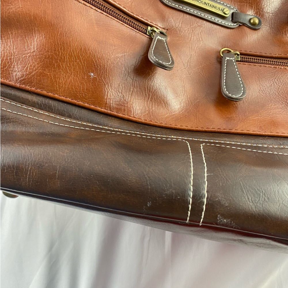 Stone Mountain 2 tone brown large tote bag - Picture 14 of 14